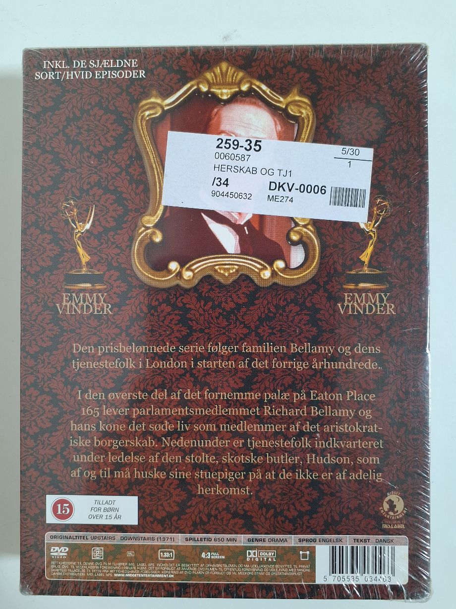 Dvd Herskab & Tjenestefolk 1